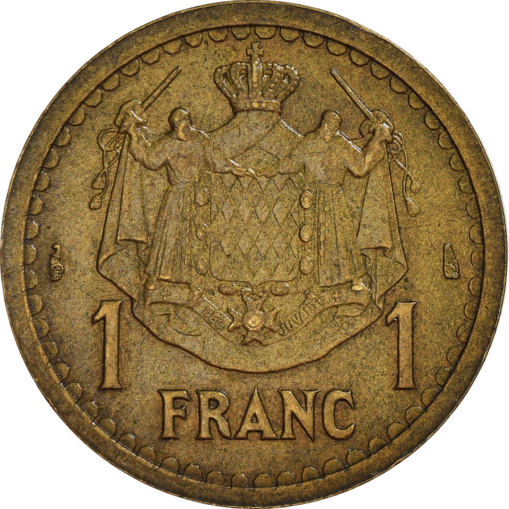 Moneda, Mónaco, Franc, Undated (1943)