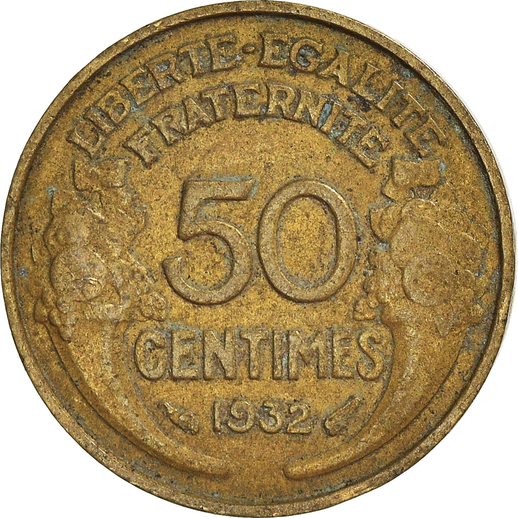 Monnaie, France, 50 Centimes, 1932