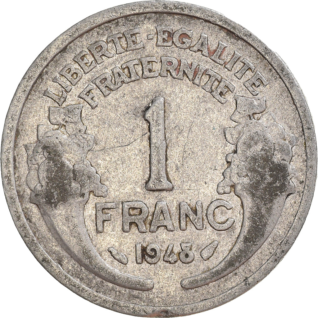 Moneta, Francja, Franc, 1948
