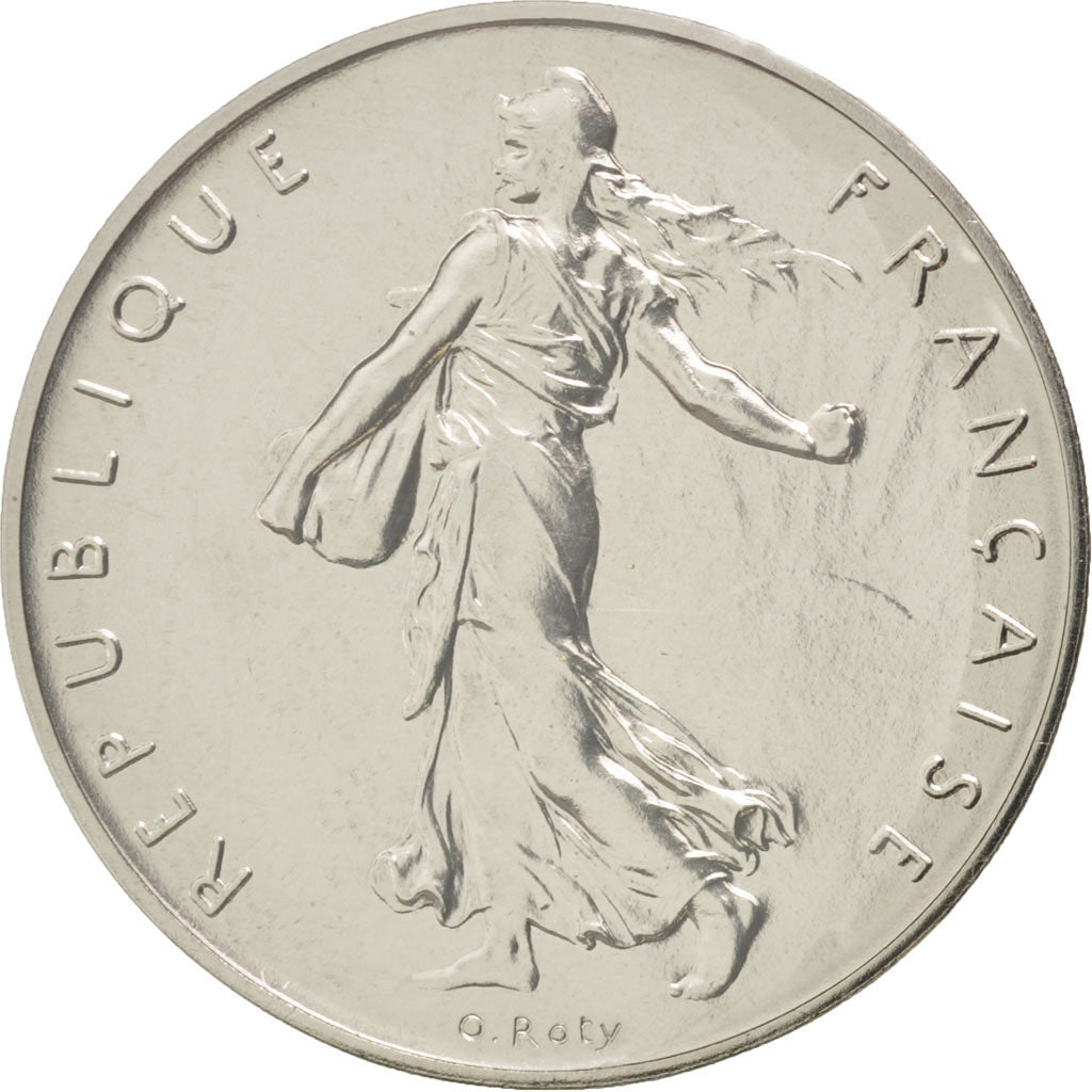 FRANCE, Franc, 1980, KM #P668, MS(65-70), Nickel, Gadoury #104.P1, 12.00