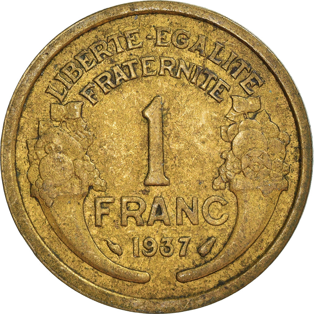Moneta, Francja, Franc, 1937
