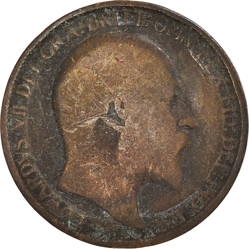 Coin, Great Britain, 1/2 Penny, 1907