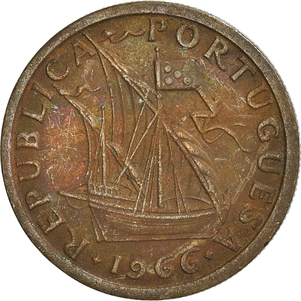 Munten, Portugal, 2-1/2 Escudos, 1966