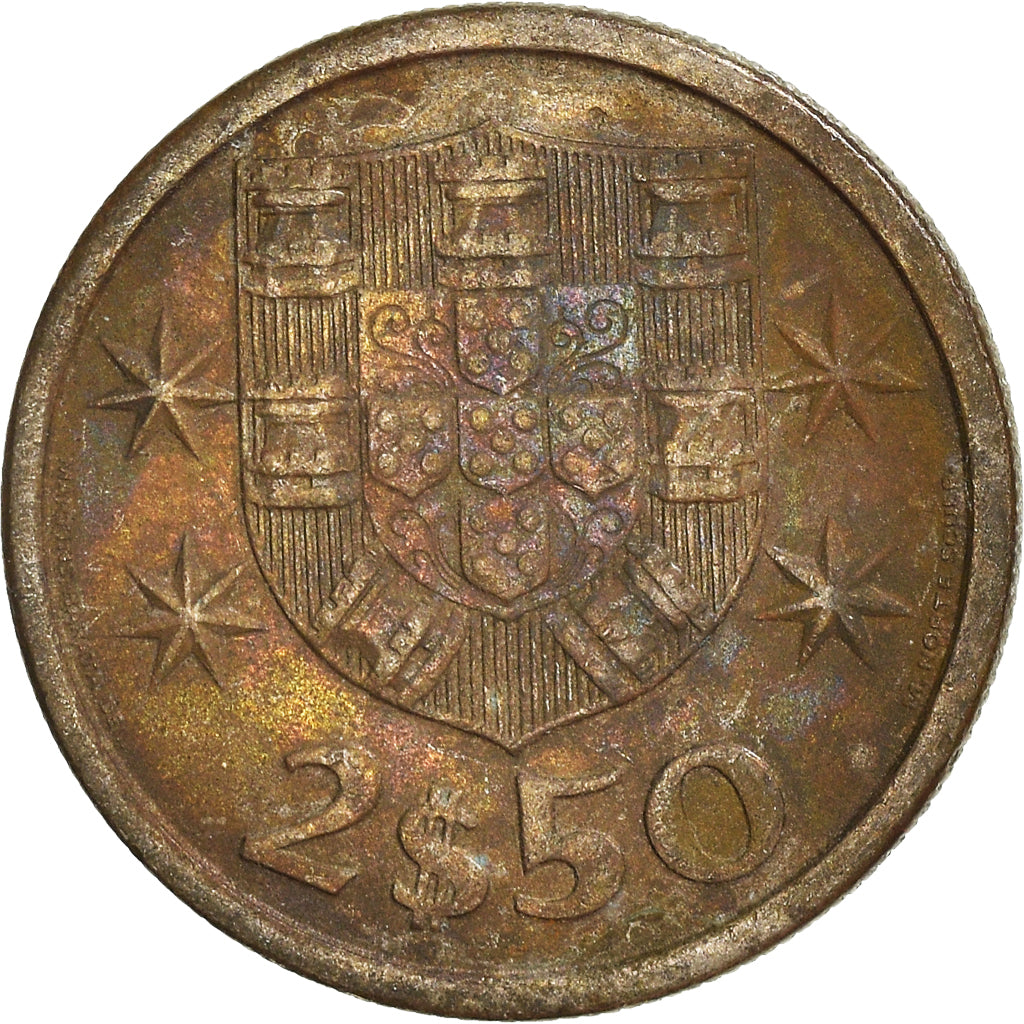 Munten, Portugal, 2-1/2 Escudos, 1966