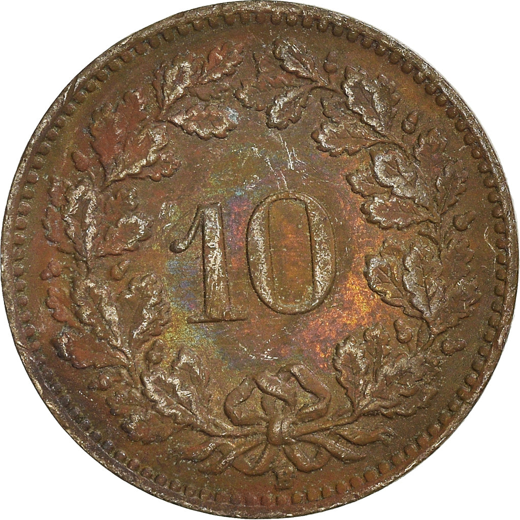 Monnaie, Suisse, 10 Rappen