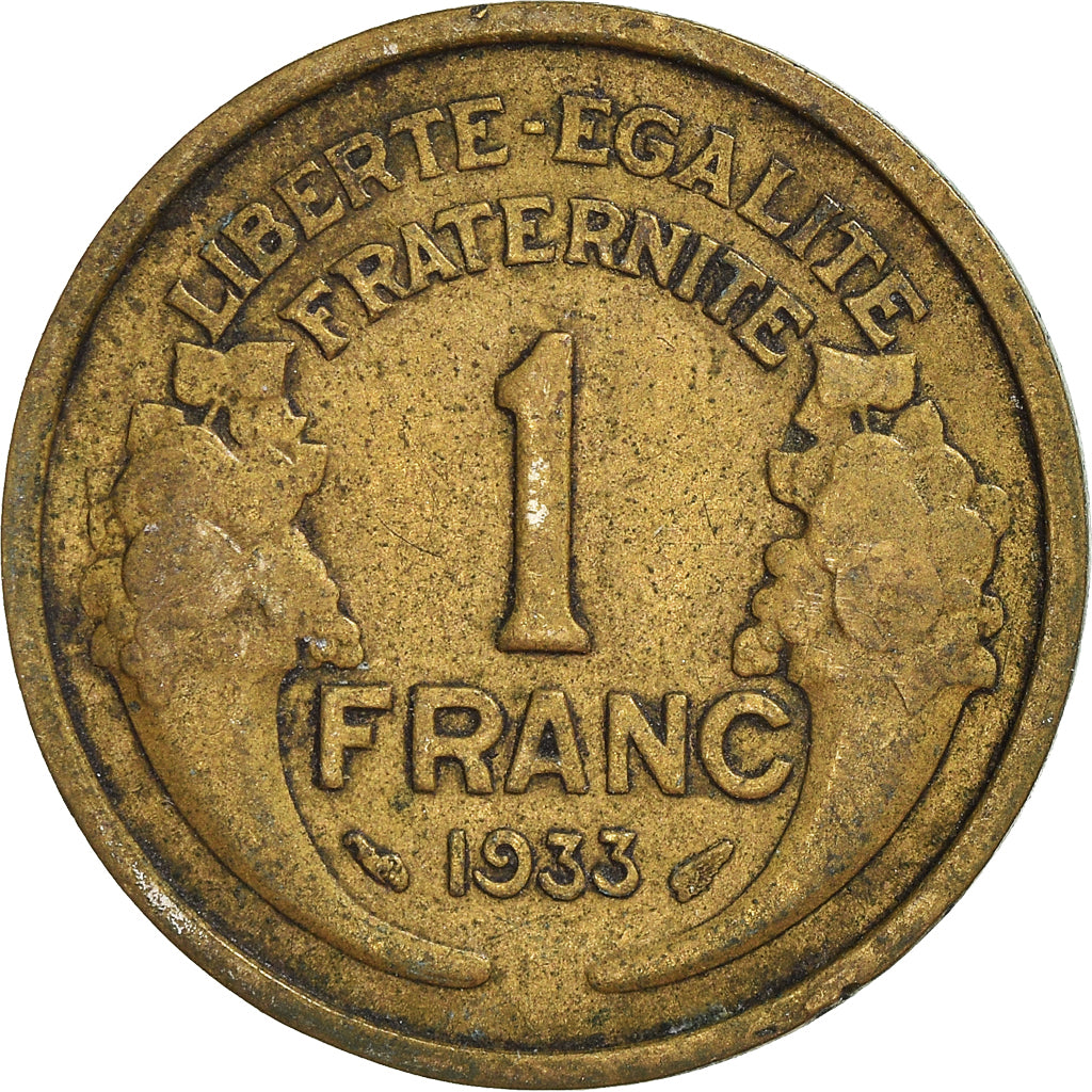 Moneta, Francja, Franc, 1933