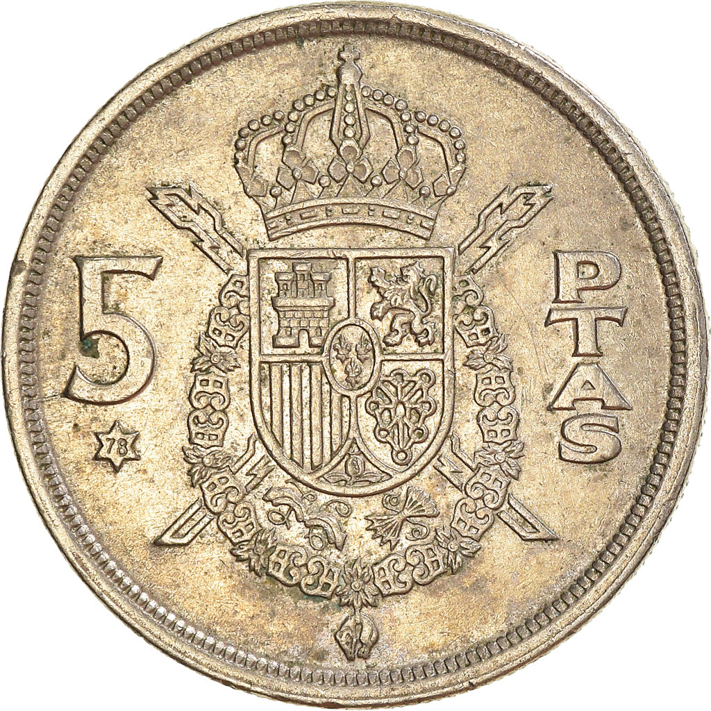 Moneta, Hiszpania, 5 Pesetas