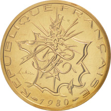FRANCE, 10 Francs, 1980, KM #P677, MS(65-70), Nickel-Brass, Gadoury #186.P1,...