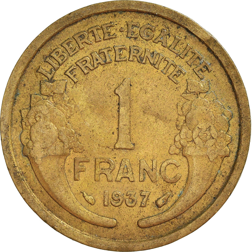 Moneta, Francja, Franc, 1937