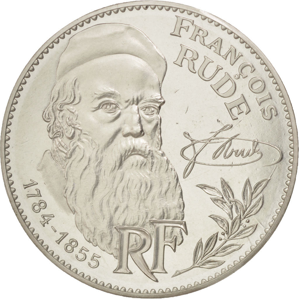 Vème République, 10 Francs François Rude 1984, Piéfort Argent, KM P920