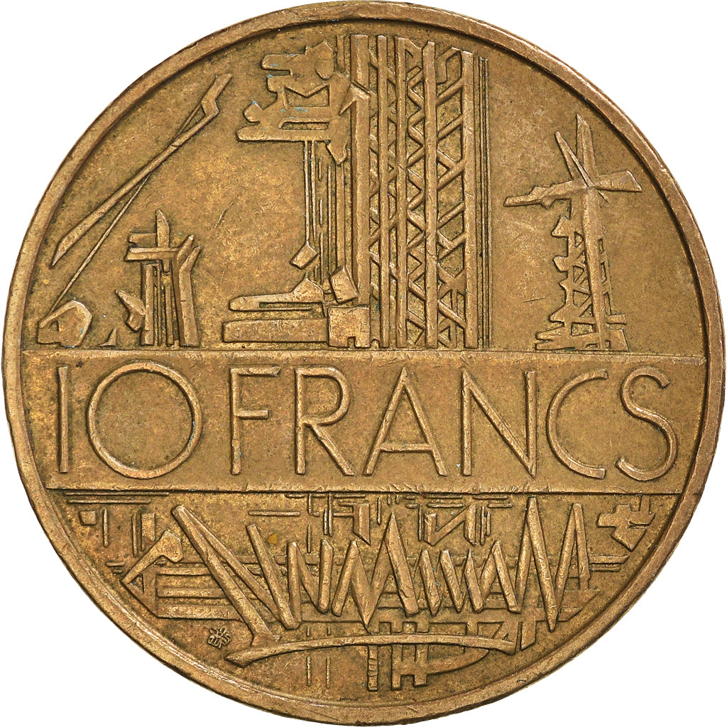 Moneda, Francia, 10 Francs, 1987