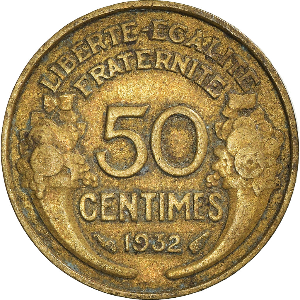Munten, Frankrijk, 50 Centimes, 1932
