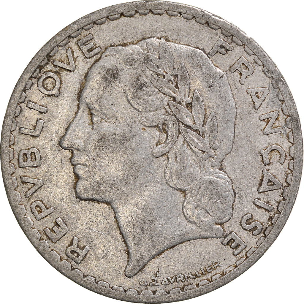 Coin, France, 5 Francs, 1950
