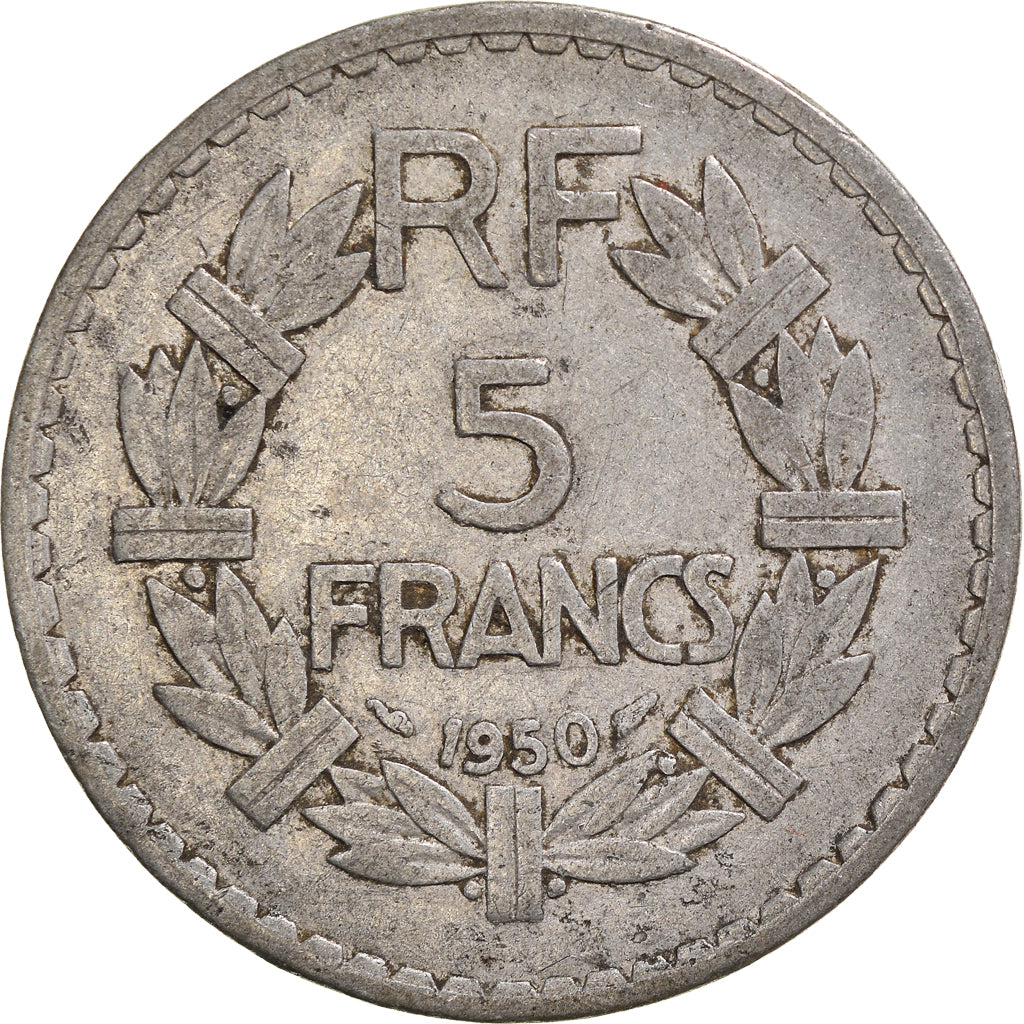 Coin, France, 5 Francs, 1950