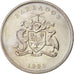 BARBADOS, 5 Dollars, 1995, KM #62, MS(63), Copper-Nickel, 28.62