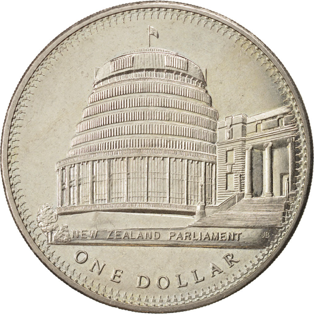 Coin, New Zealand, Elizabeth II, Dollar, 1978, MS(63), Copper-nickel, KM:47