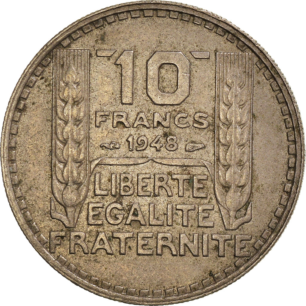 Münze, Frankreich, 10 Francs, 1948