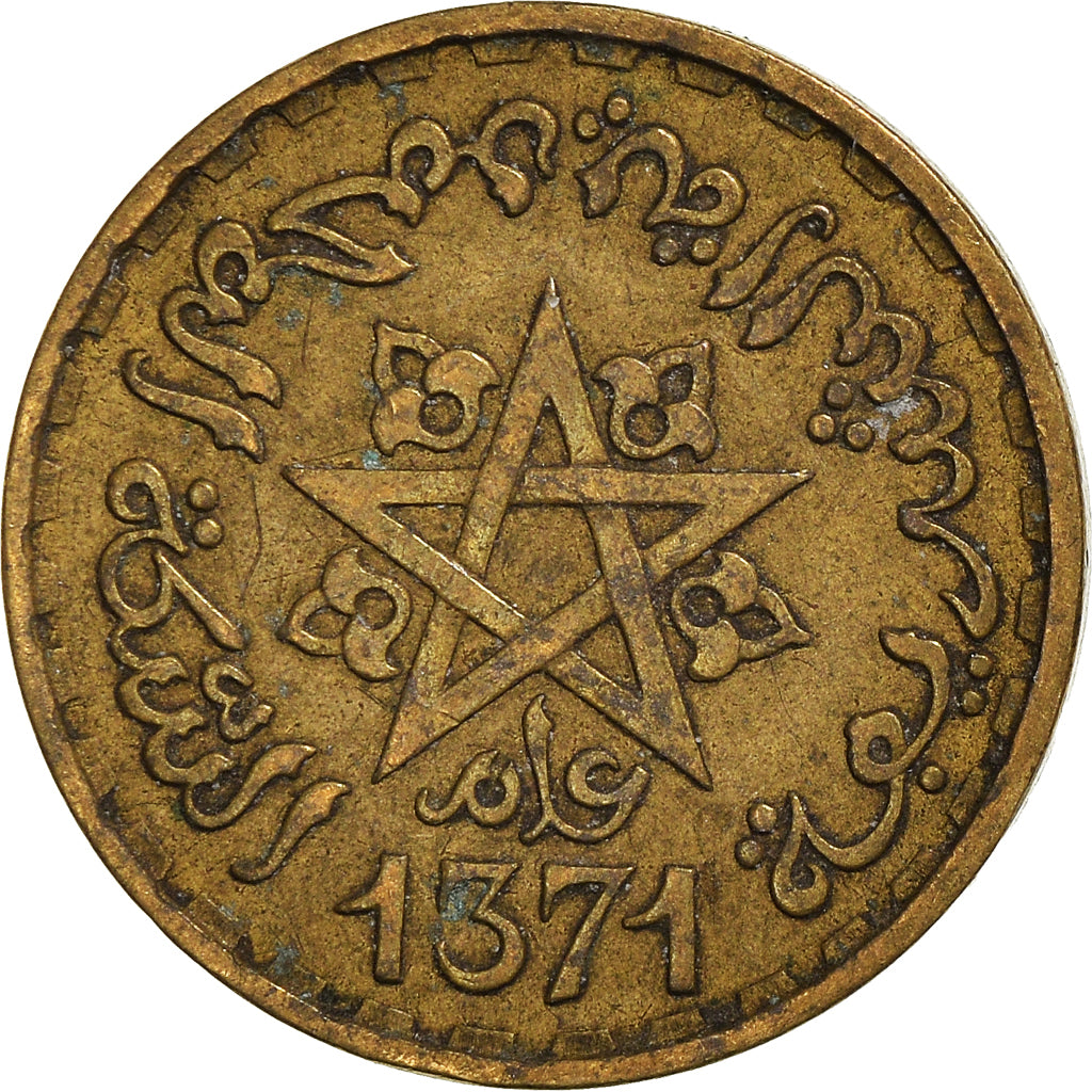 Coin, Morocco, 10 Francs, 1371