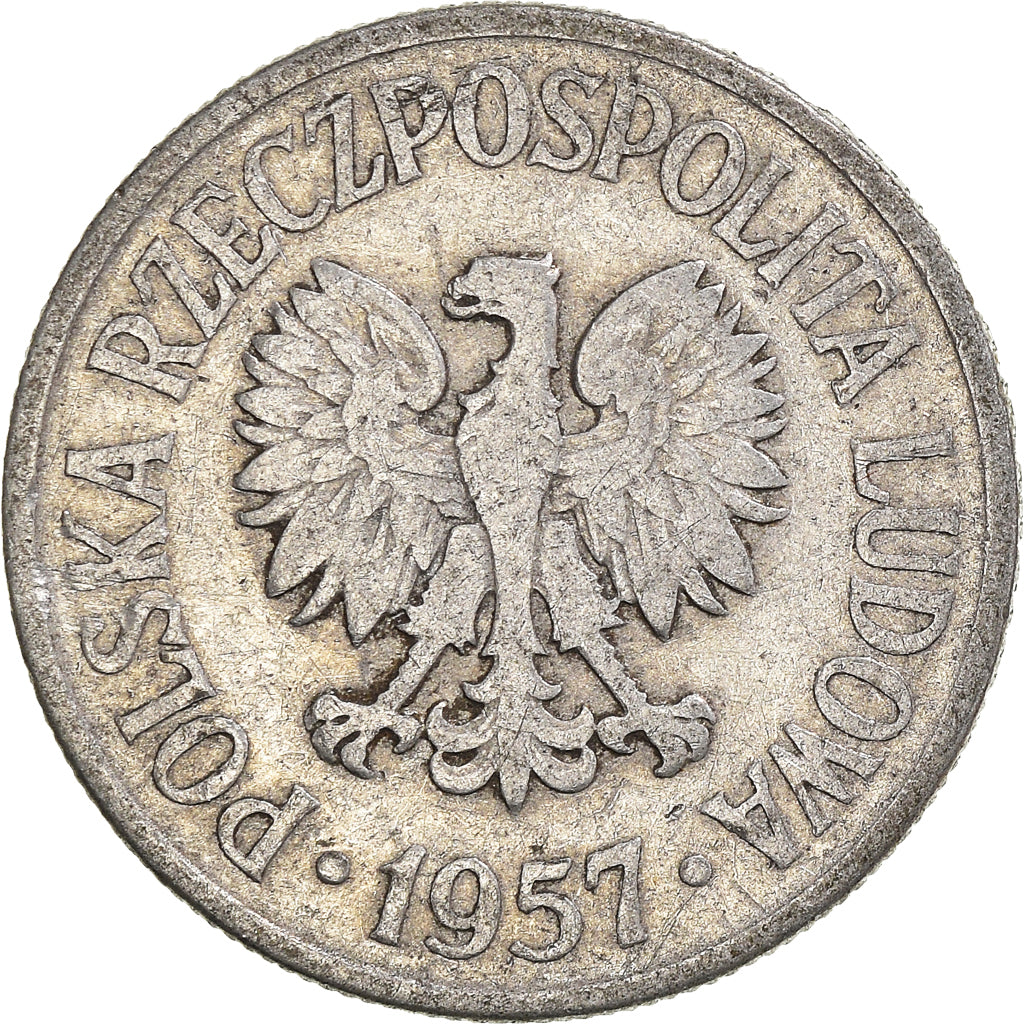 Coin, Poland, 50 Groszy, 1957