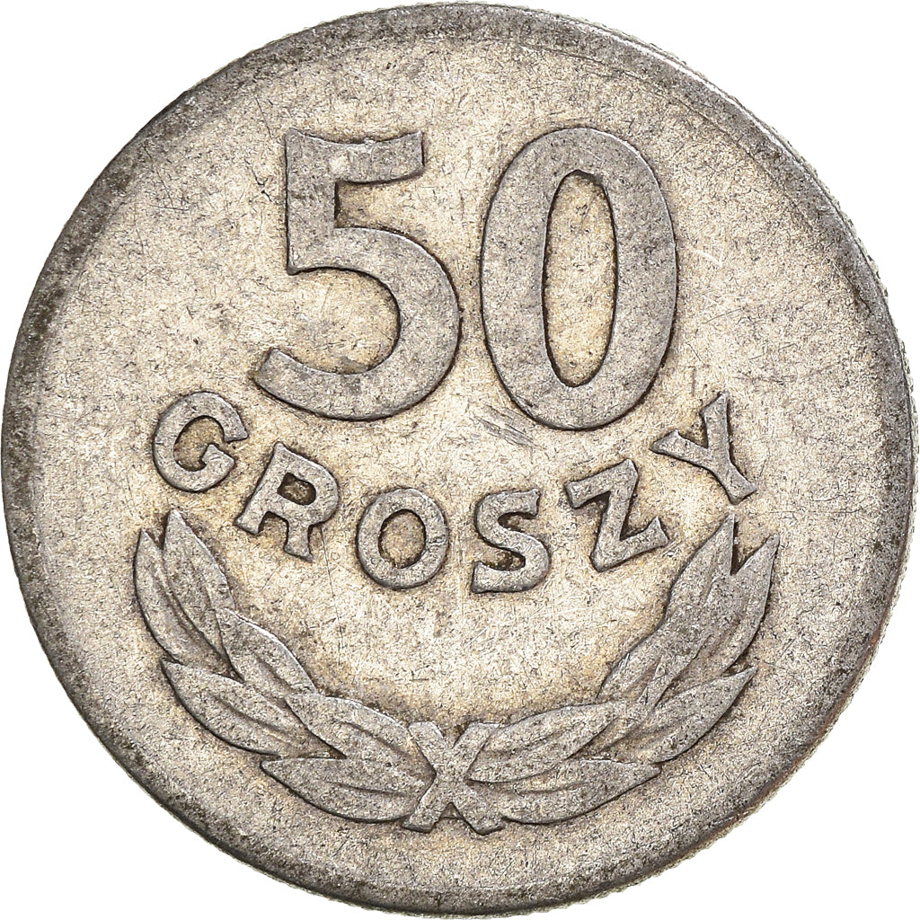 Coin, Poland, 50 Groszy, 1957