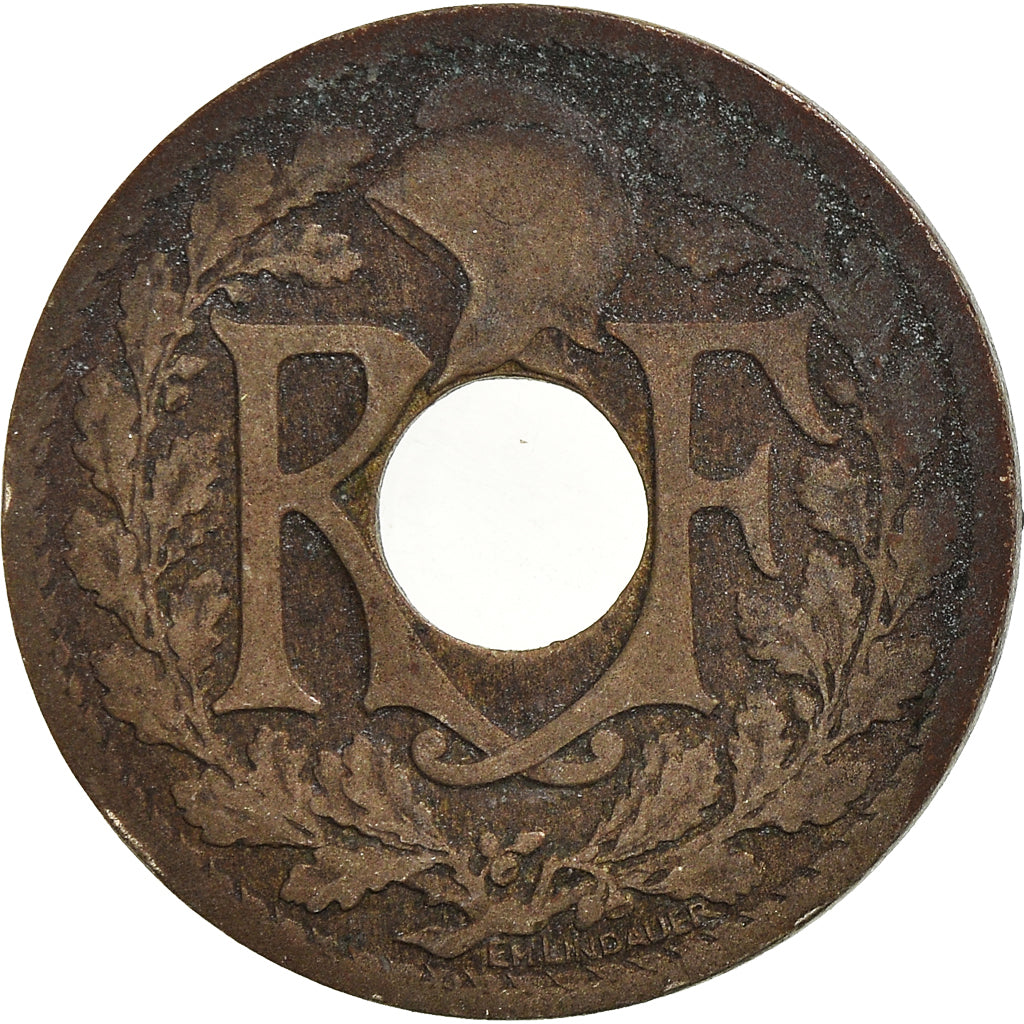 Moeda, França, 10 Centimes, 1927