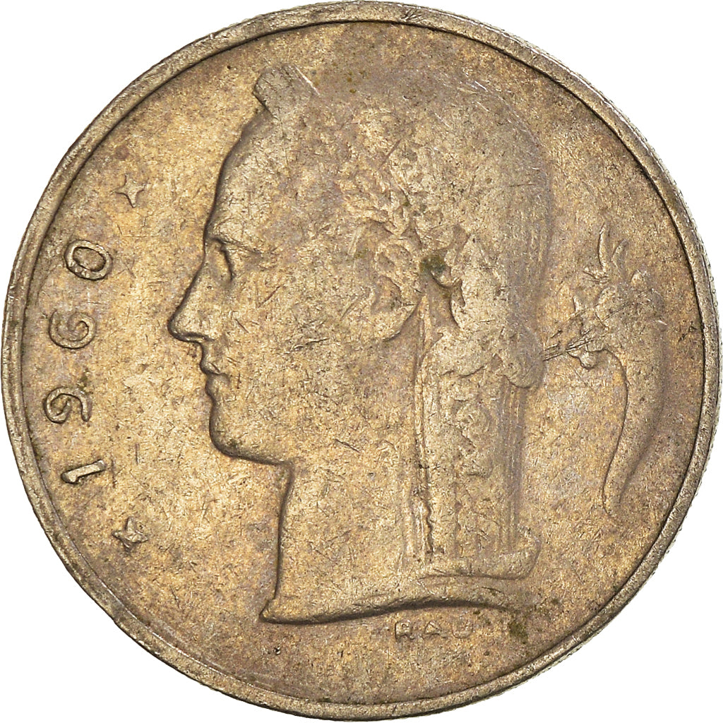 Munten, België, Franc, 1960