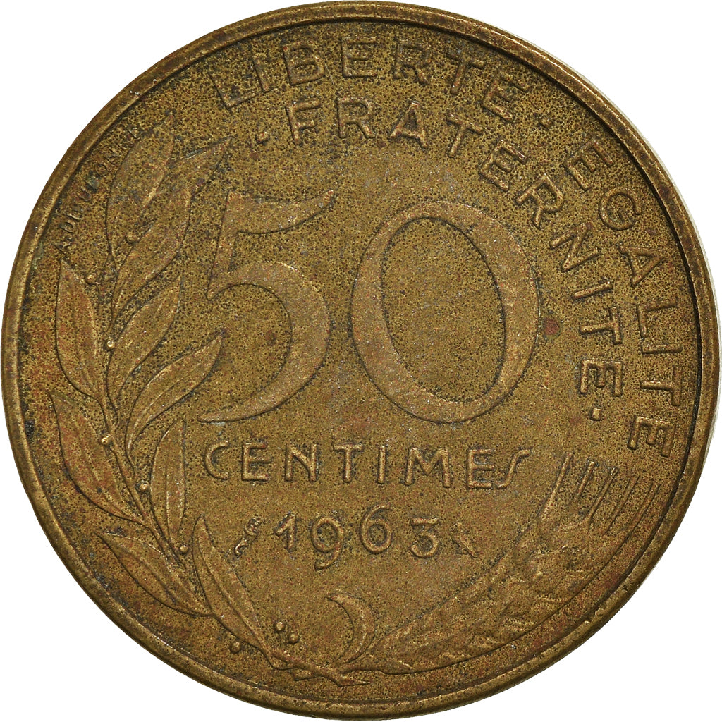 Moneta, Francia, 50 Centimes, 1963