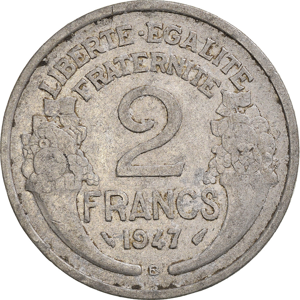 Coin, France, 2 Francs, 1947