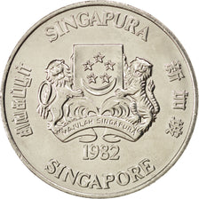 Coin, Singapore, 10 Dollars, 1982, MS(63), Nickel, KM:23