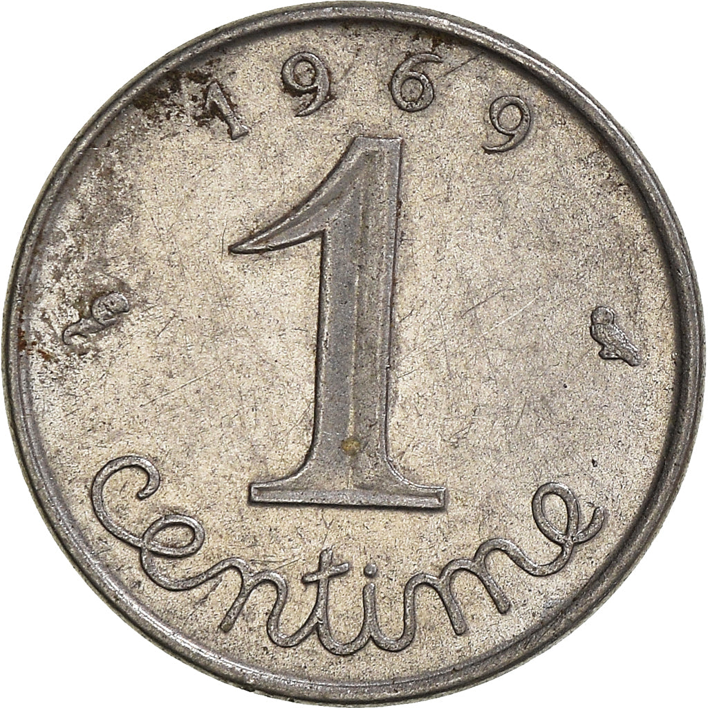 Moeda, França, Centime, 1969