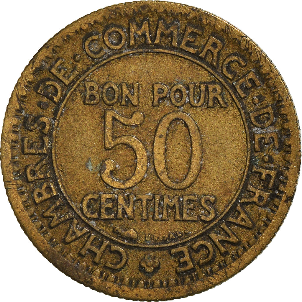 Munten, Frankrijk, 50 Centimes, 1927