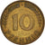 Moeda, ALEMANHA - REPÚBLICA FEDERAL, 10 Pfennig, 1950