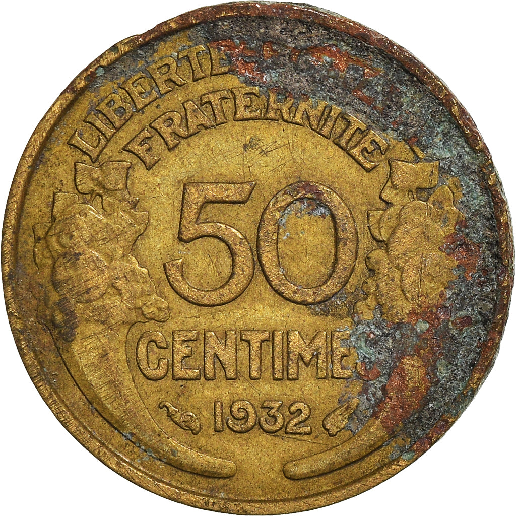 Munten, Frankrijk, 50 Centimes, 1932