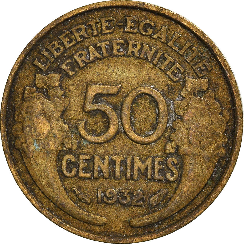 Münze, Frankreich, 50 Centimes, 1932