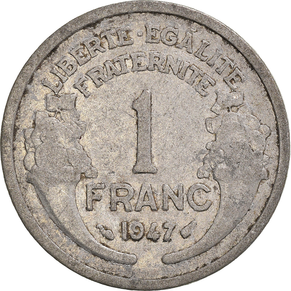 Moneta, Francja, Franc, 1947