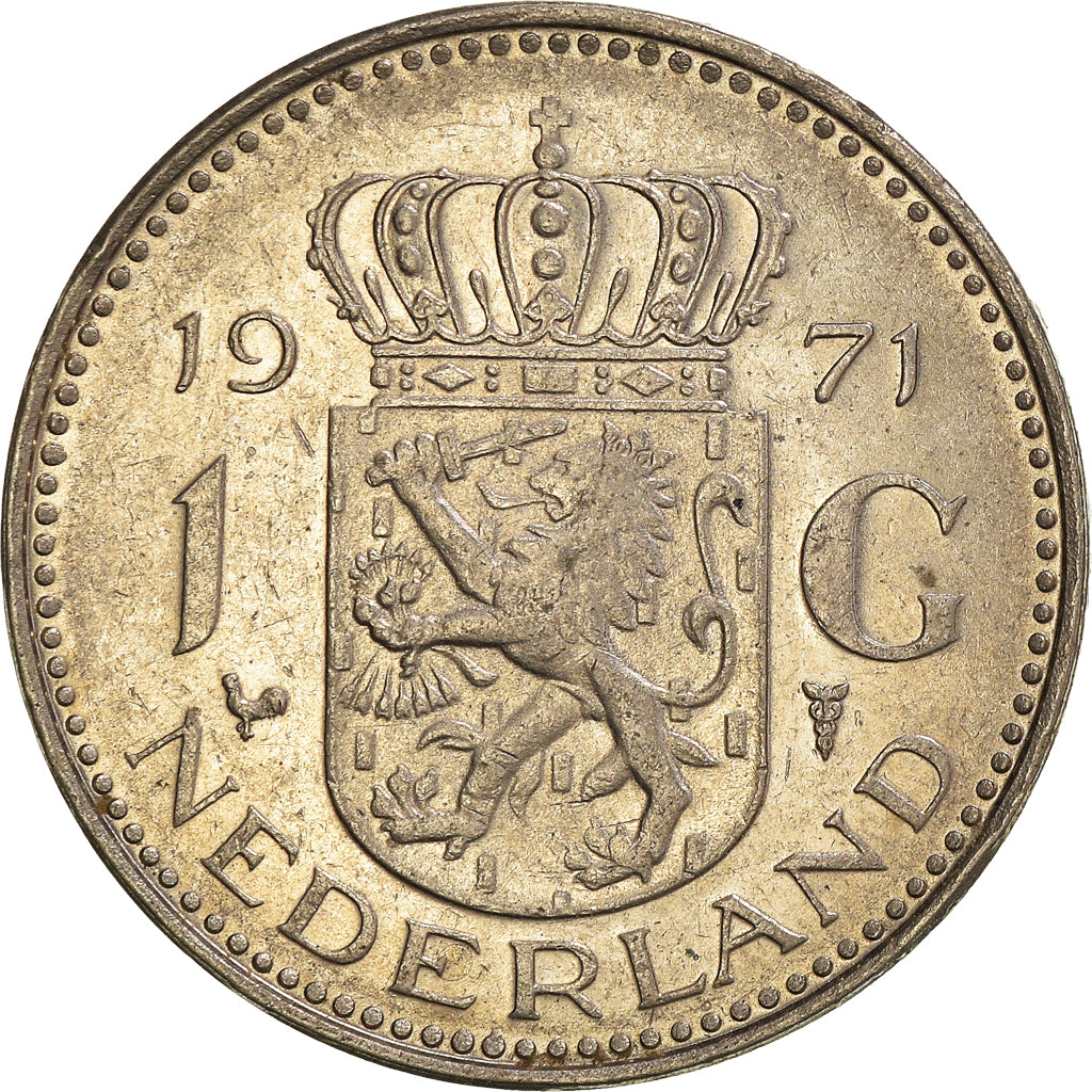 Münze, Niederlande, Gulden, 1971