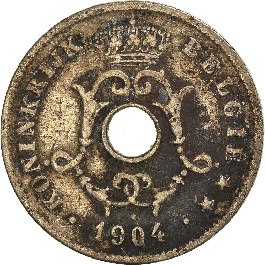 Moneta, Belgio, 10 Centimes, 1904