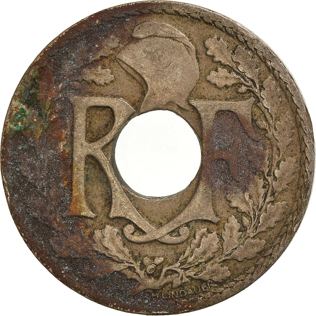 Coin, France, 10 Centimes, 1918