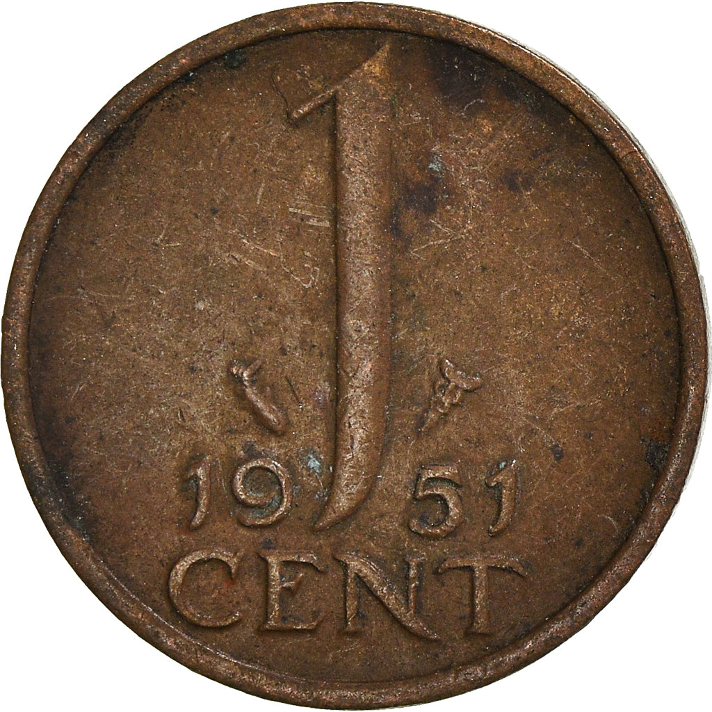 Münze, Niederlande, Cent, 1951