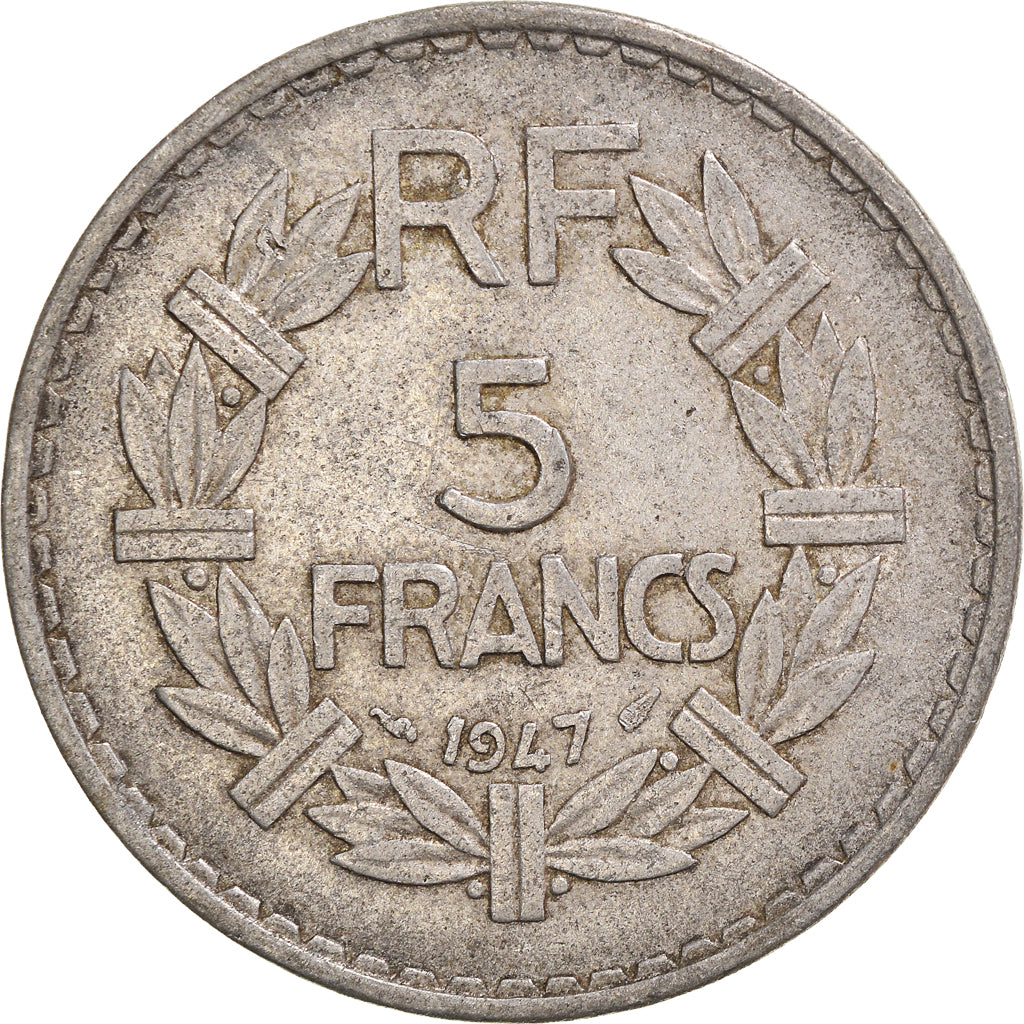 Coin, France, 5 Francs, 1947