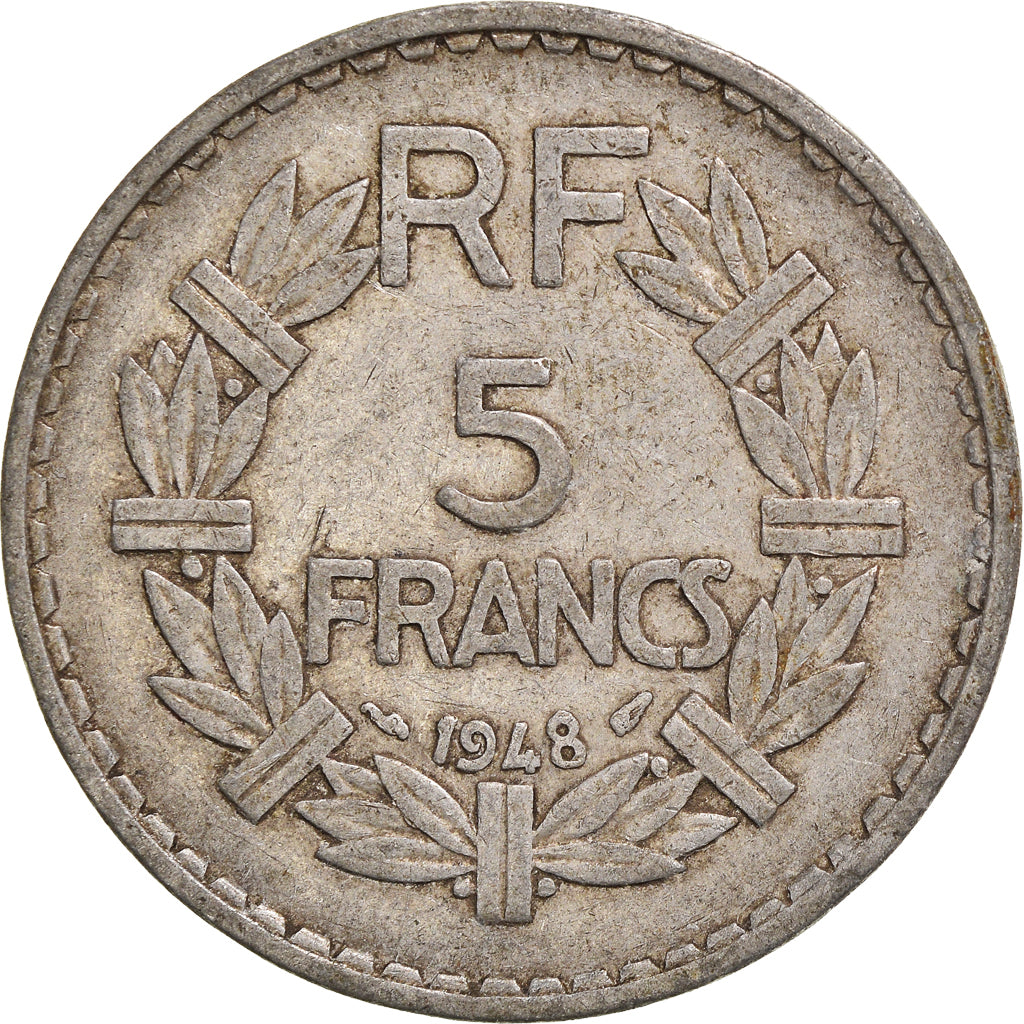 Moneda, Francia, 5 Francs, 1948