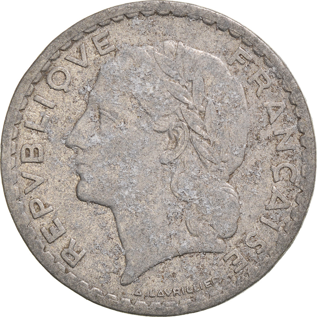 Coin, France, 5 Francs, 1947