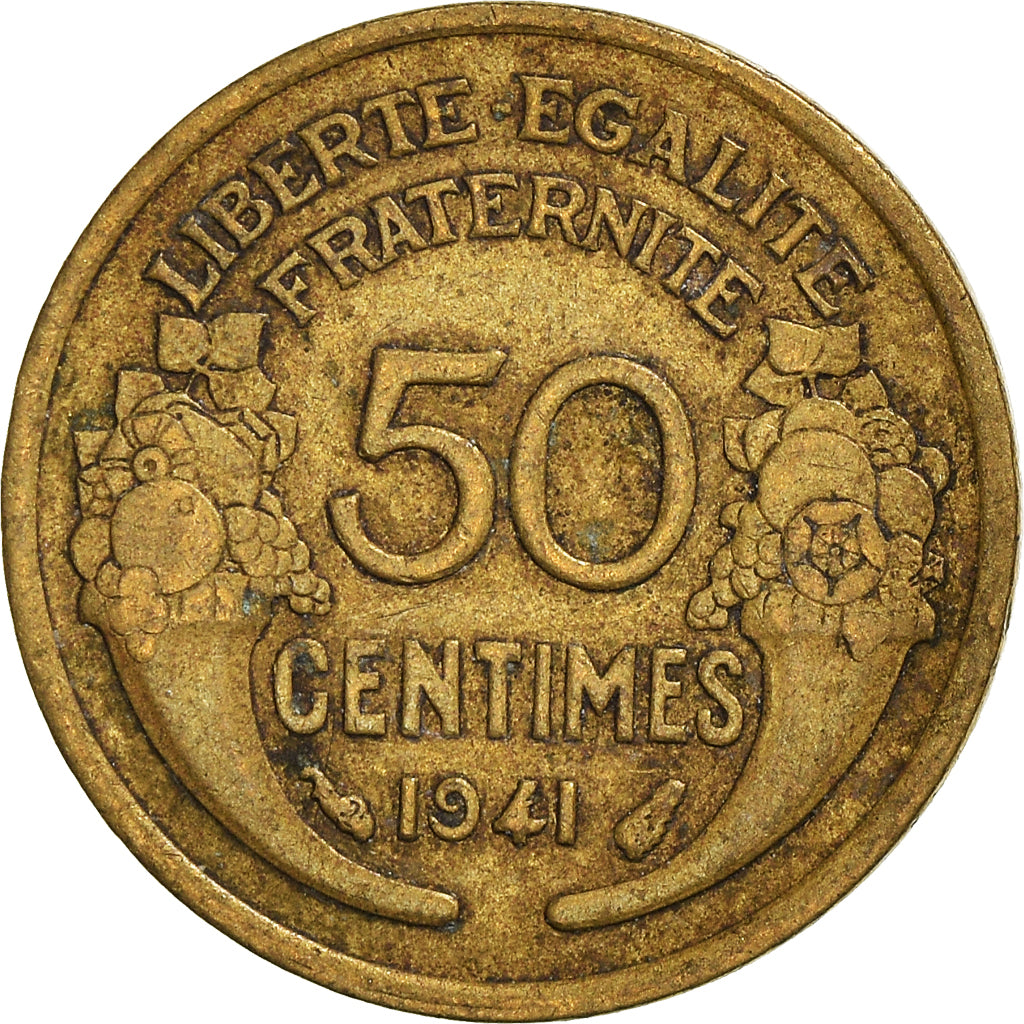 Moneta, Francia, 50 Centimes, 1941
