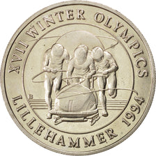 TURKS & CAICOS ISLANDS, 5 Crowns, 1993, KM #128, MS(63), Copper-Nickel, 26.36