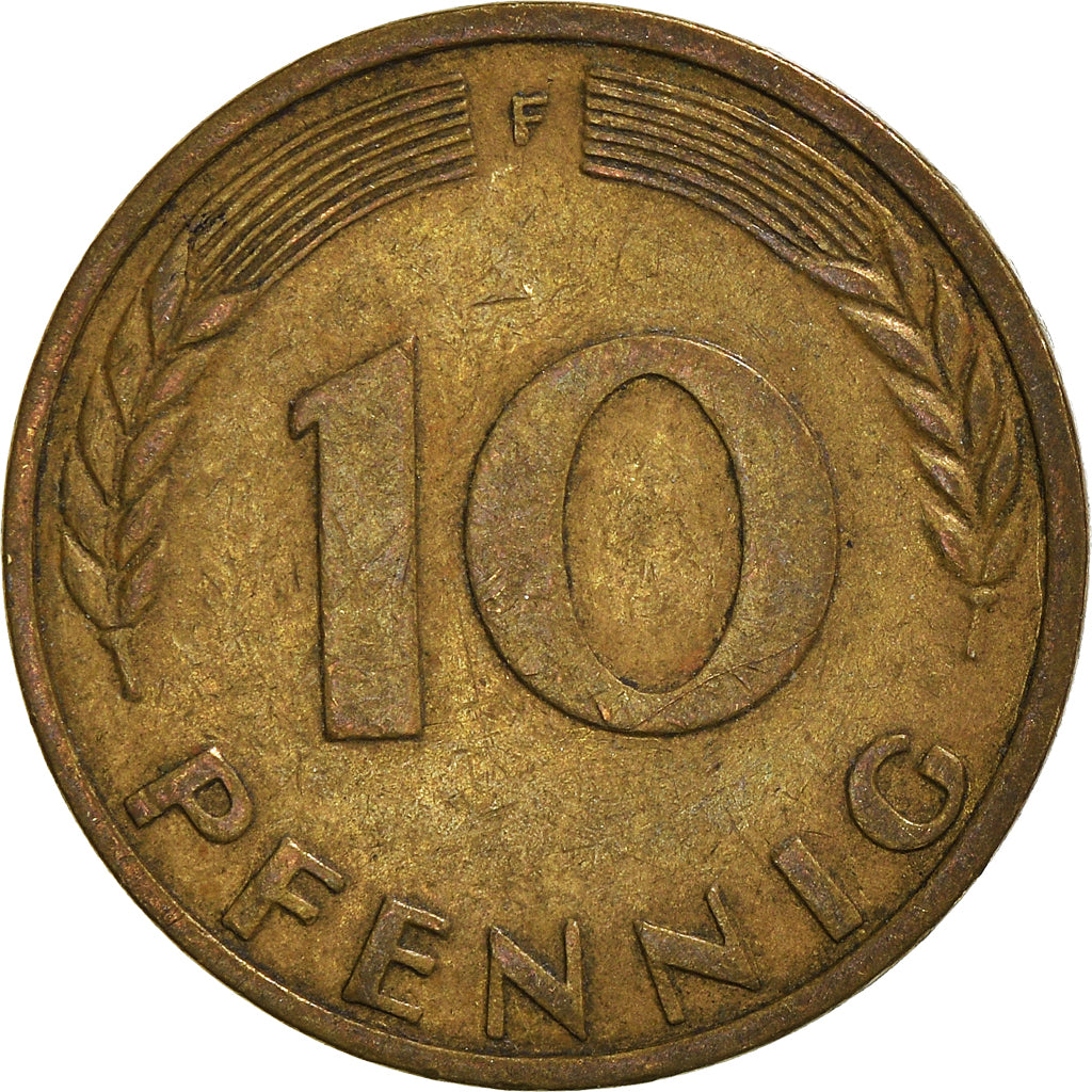 Moneta, Niemcy - RFN, 10 Pfennig, 1950