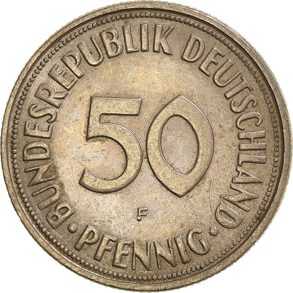 Munten, Federale Duitse Republiek, 50 Pfennig, 1950