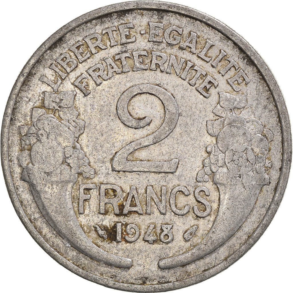 Moneta, Francia, 2 Francs, 1948