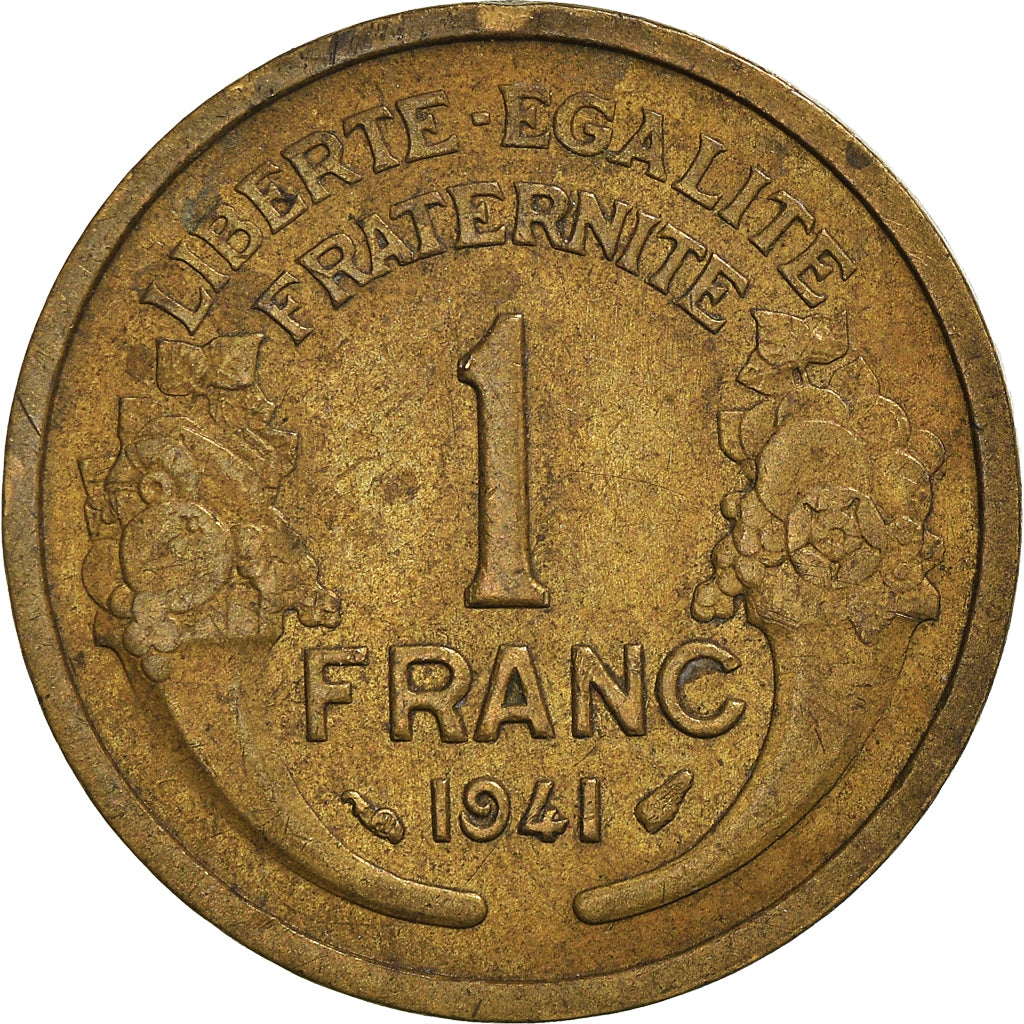 Moneta, Francja, Franc, 1941