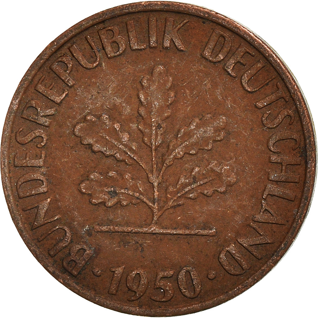 Coin, GERMANY - FEDERAL REPUBLIC, Pfennig, 1950