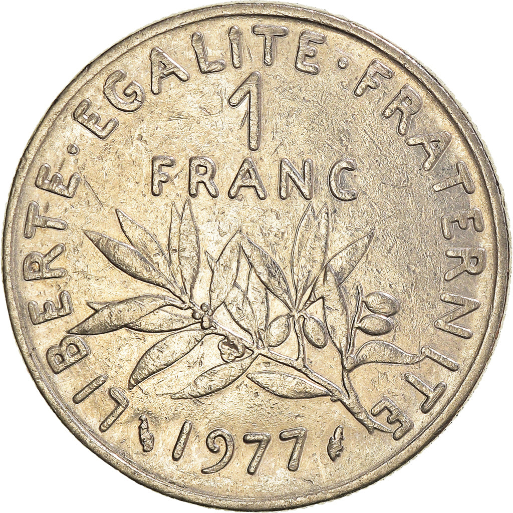 Moneta, Francja, Franc, 1977